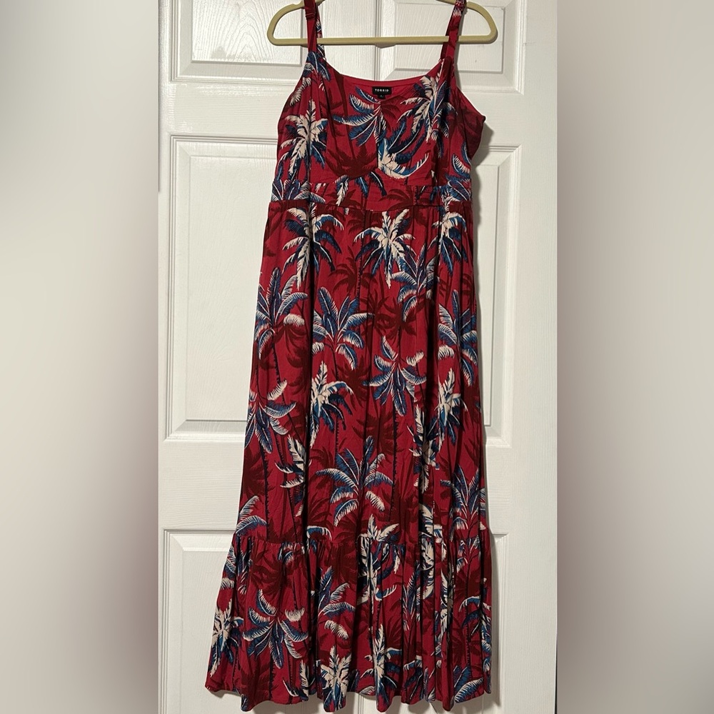 Torrid Maxi Lenny tiered Sundress - Picture 2 of 4